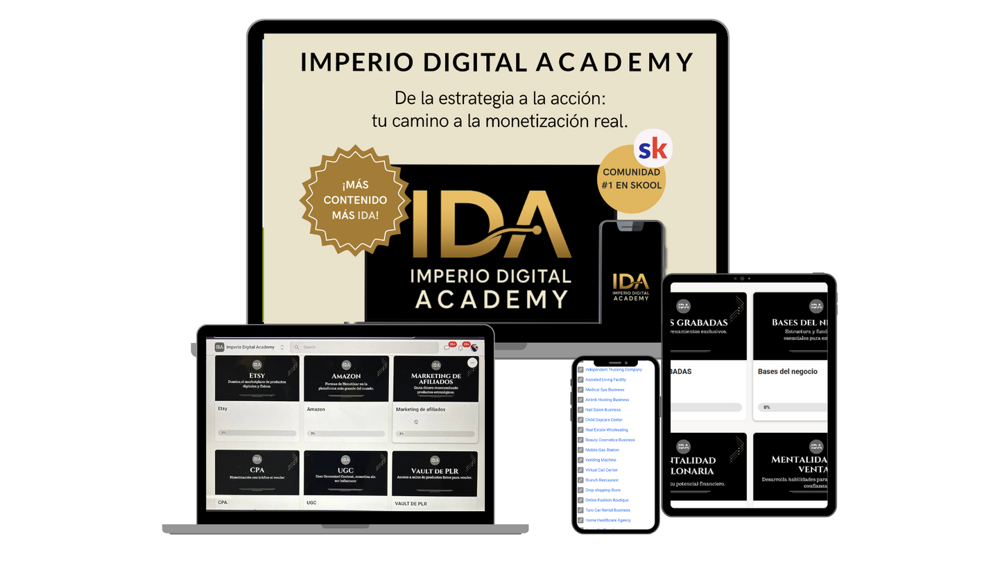 PLAN BÁSICO ACADEMIA IDA (sin asesoría)